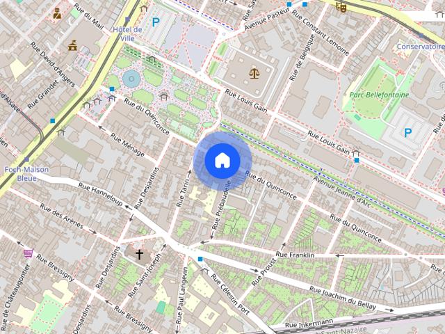 REF: NC8410 APPARTEMENT A LOUER: T2 CENTRE VILLE 540 HORS CHARGES