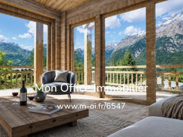 Référence: 6547 MBE. Chalet Haut de Gamme ski au pied Vue Imprenable