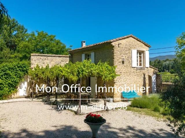 Référence: 6798 Cch Bastidon en pierre avec oliveraie et. 130m² Puyvert