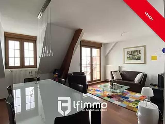 Réguisheim 68890 Achat / Vente appartement 3 pièces t3 au dernier étage parking