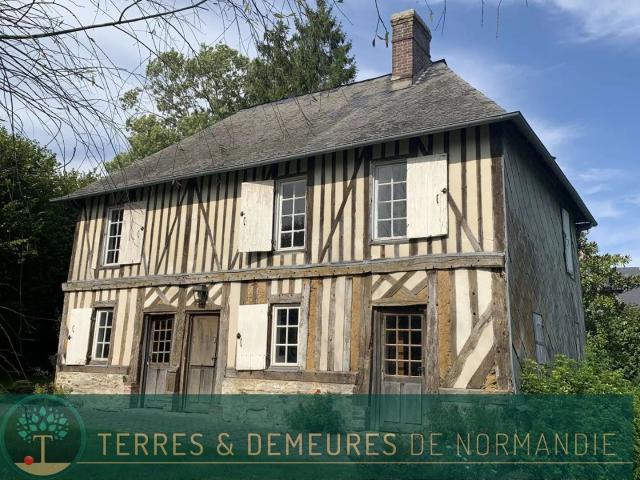 Région PONT L'EVEQUE: maison en colombages avec 1 ha 20 a de te