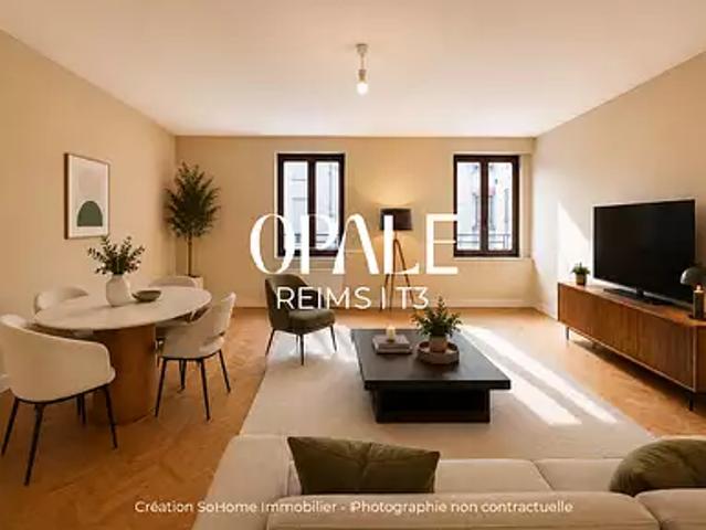Reims 51100 Achat / Vente appartement 3 pièces t3