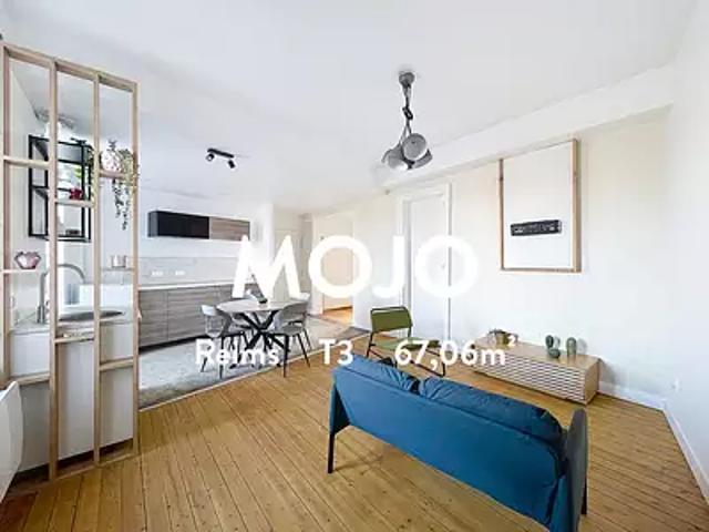 Reims 51100 Achat / Vente appartement 3 pièces t3