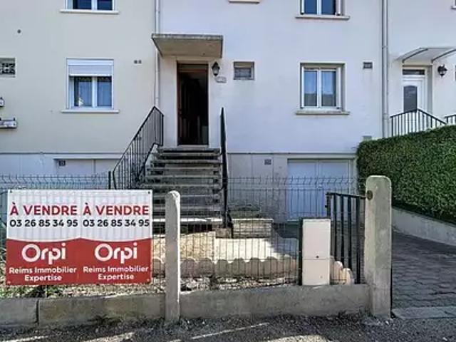 Reims 51100 Achat / Vente maison 4 pièces t4 jardin cave