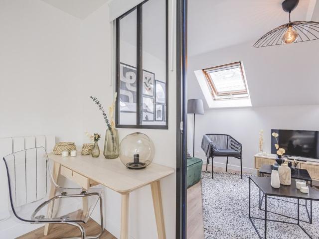 Reims Type 1 bis avec espace nuit hyper centre