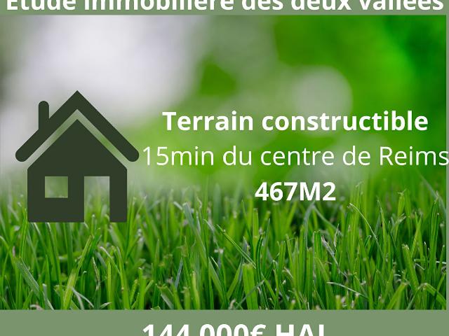 Reims Vente Terrain 51