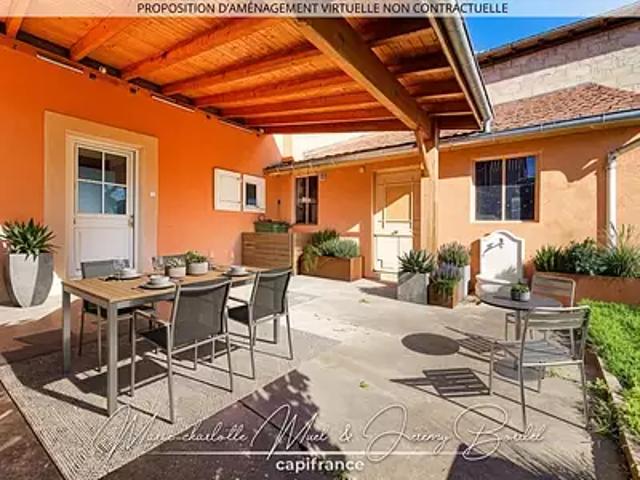 Replonges 01750 Achat / Vente maison 5 pièces t5 jardin terrasse