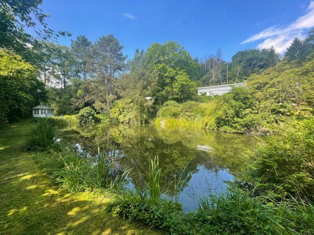 REPRÄSENTATIVES LIEBHABER DOMIZIL mit Naturteich in idyllischer Allein Lage von Bad Ems
