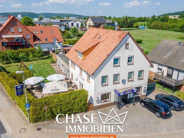 Repräsentatives Wohn /Geschäftshaus mit moderner Gaststätte Wohnen und Arbeiten in Hastenbeck!