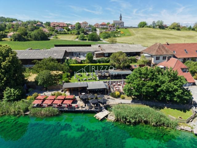Restaurant Bar Traiteur — Cadre guinguette bord d'étang — 350 m2 — Grand Annecy 74
