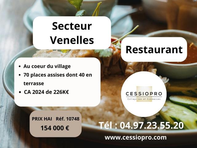 RESTAURANT SECTEUR VENELLES CA 226 K€