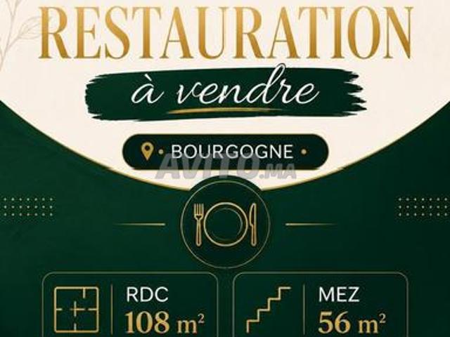 Resto à vendre 108 et mezz 56 m² Bourgogne