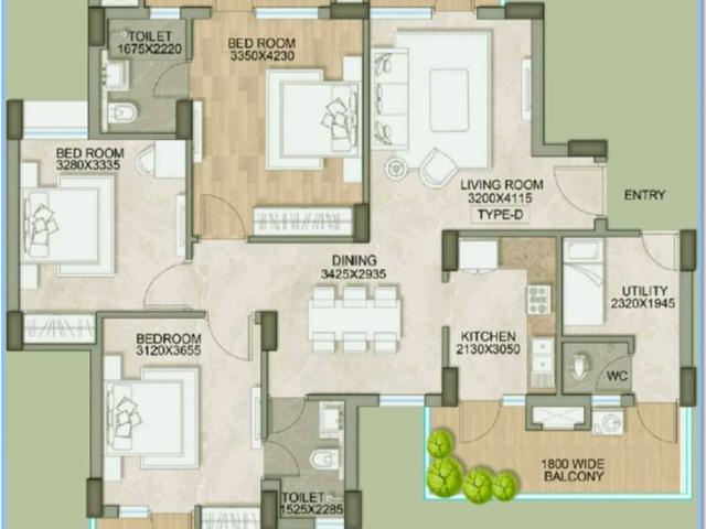 Resale | 3.5 BHK 1720 Sq.Ft. Apartment in Sector 77
