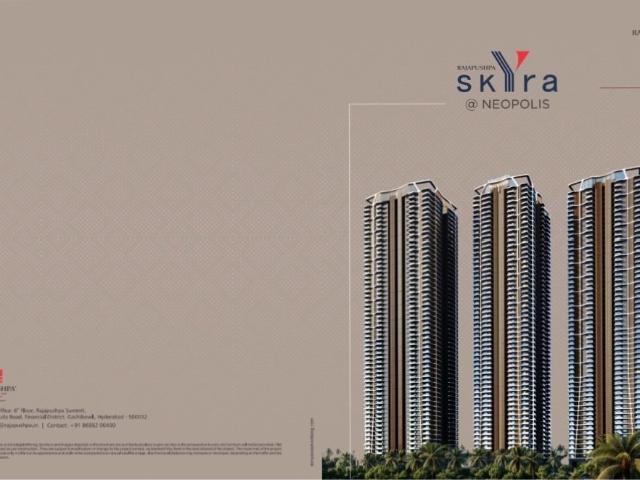 Resale | 3 BHK + Servant Room 3140 Sq.Ft. Apartment in Rajapushpa Skyra