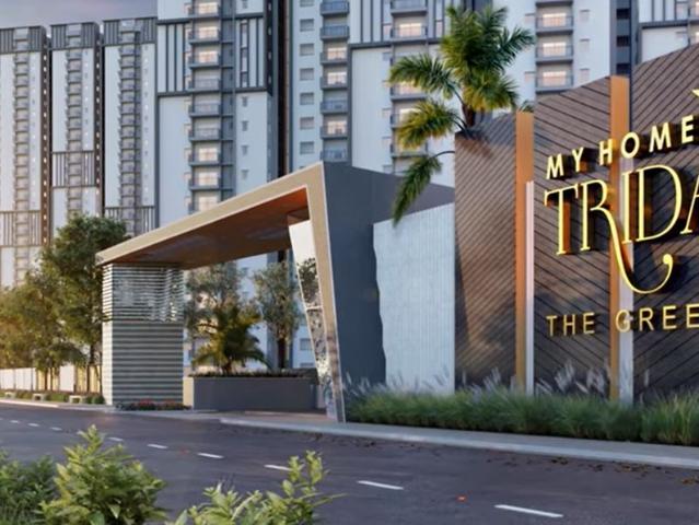Resale | 2.5 BHK + 1505 Sq.Ft. Apartment in My Home Tridasa