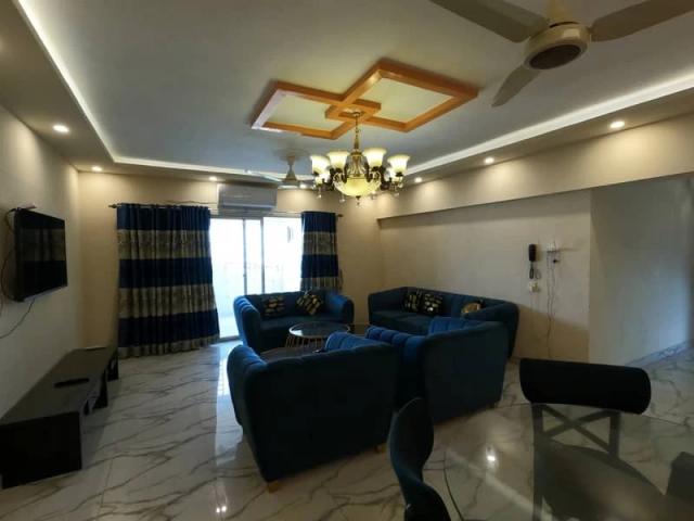 Reserve A Centrally Located Flat In Grey Noor Tower Karachi Scheme 33 ID 85441