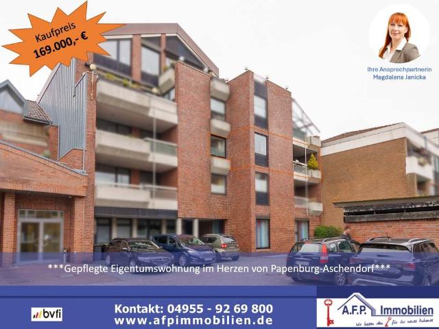 Exklusives Immobilienangebot* Gepflegte Eigentumswohnung im Herzen von Papenburg Aschendorf