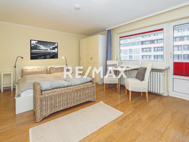 VERKAUFT! 1 Zimmer Appartement im Kurzentrum von Westerland mit seitlichem Meerblick