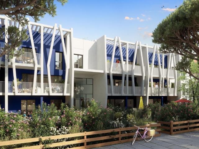 Résidence contemporaine du 2 au 4 pièces à 10mn à pied des plages La Grande Motte 3 pièces, 66 m²