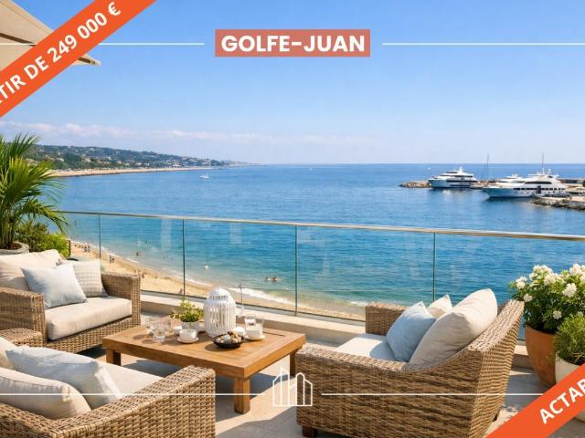 RÉSIDENCE CLAIRE PLAGE GOLFE JUAN 2 à 4 pièces, 33 à 86 m²