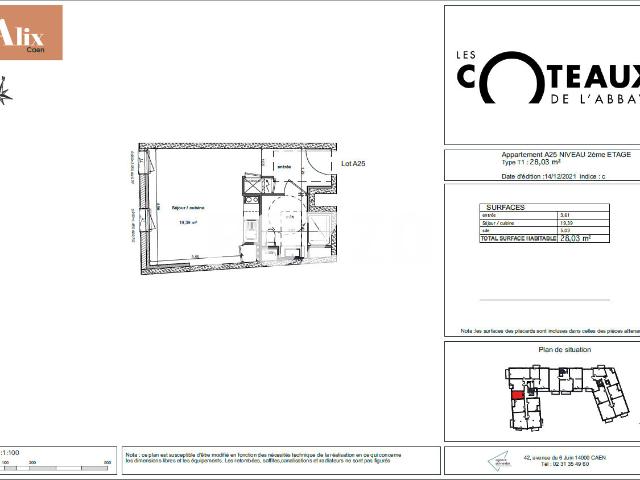 RESIDENCE ALIX APPARTEMENT 1 PIECE AU CALME