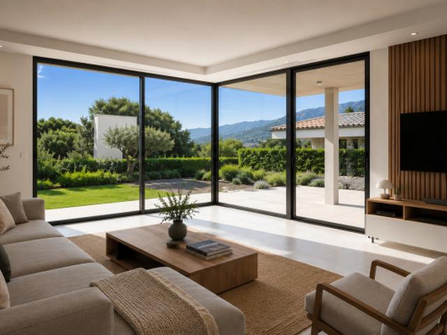 RESIDENCE DE LUXE AU COEUR DES ADRETS APPARTEMENT DE 140 M² AVEC JARDIN ET APERCU MER