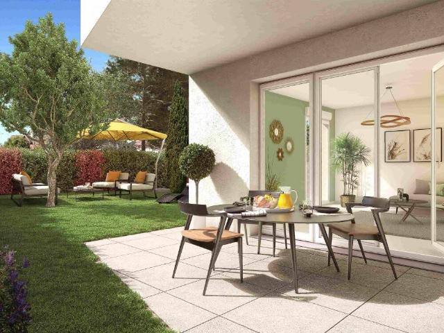 RESIDENCE DE STANDING BEAU REZ DE JARDIN AVEC 135M² D'EXTER