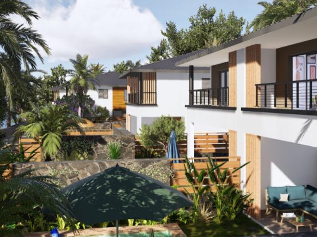 RESIDENCE ECRIN MARIN 6 VILLAS SAINT PIERRE REUNION 5 pièces, 124 à 125 m²