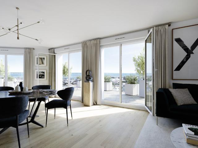 Résidence haut de gammme du 2 au 4 pièces avec vue imprenable sur un emplcament premium de St Nazaire à quelques minutes à pied des plages et des commerces 3 pièces, 58 m²