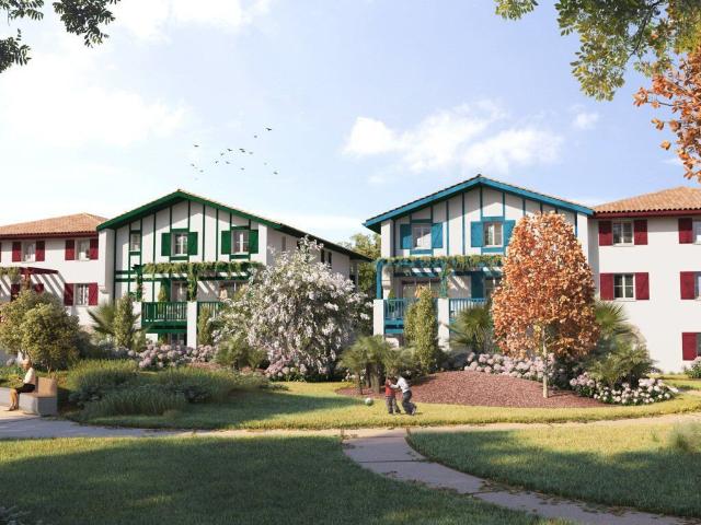 RÉSIDENCE HARITZ AZPIAN VUES EXCEPTIONNELLES GOLF & MONTAGNES 2 à 5 pièces, 43 à 127 m²