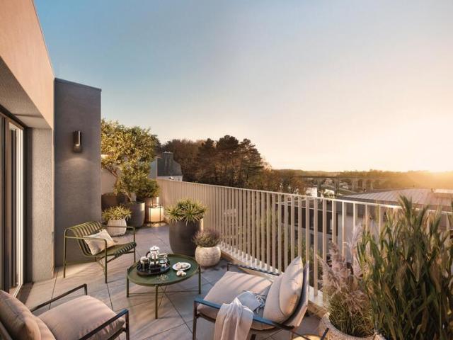 RESIDENCE INTIMISTE: MAGNIFIQUE 3 PIECES DE 70M² D'ANGLE EN DERNIER ETAGE, VUE DEGAGEE 3 pièces, 70 m²