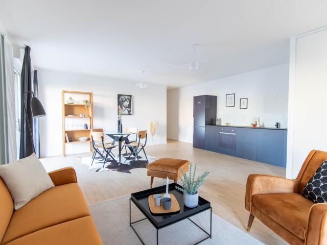 Résidence offrant des appartements du T3 au T4 disposants de beaux espaces offrant un cadre de vie calme et verdoyant à proximité des commerces 4 pièces, 77 m²