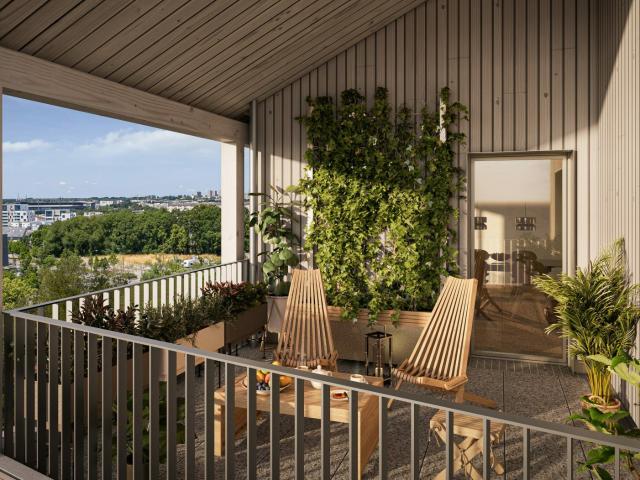 Résidence mêlant appartemants et maisons du 2 au 5 pièces dans une adresse prisée de Rennes 2 pièces, 46 m²