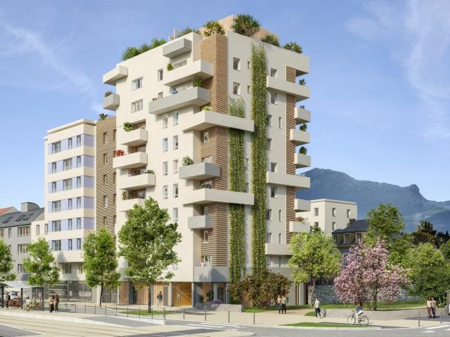 Résidence neuve à Grenoble: Cadence 2 à 4 pièces, 38 à 80 m²