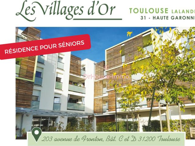RESIDENCE pour SENIORS appartement 2 pièces de 37.09 m² avec jardin