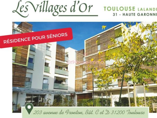 RESIDENCE pour SENIORS 2 pièces de 46.93 m² en dernier étage avec balcon et parking