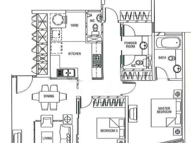 Residences At 338a D9, Apartment