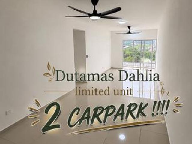 Residensi Dutamas Dahlia 3 Bed 2 Carpark unit for Rent