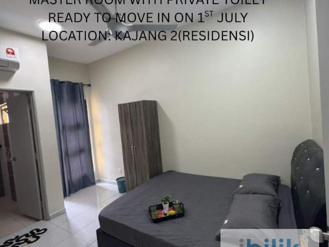 RESIDENSI EMAS️ Kajang Master Bedroom: Vibes Hotel 5 Bintang! Ready move in on 1st july 2026