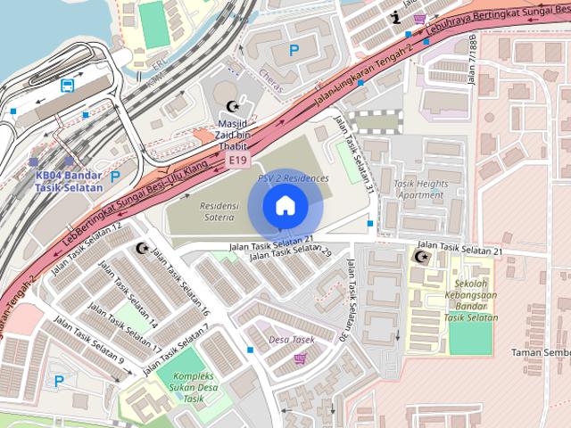 Residensi Sateria, Bandar Tasik Selatan