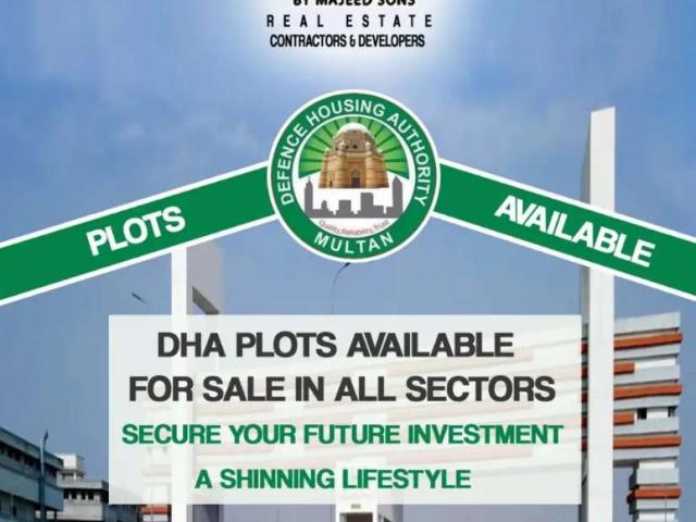 Residential and Commercial Plots Available in DHA Multan DHA Defence ID 14926