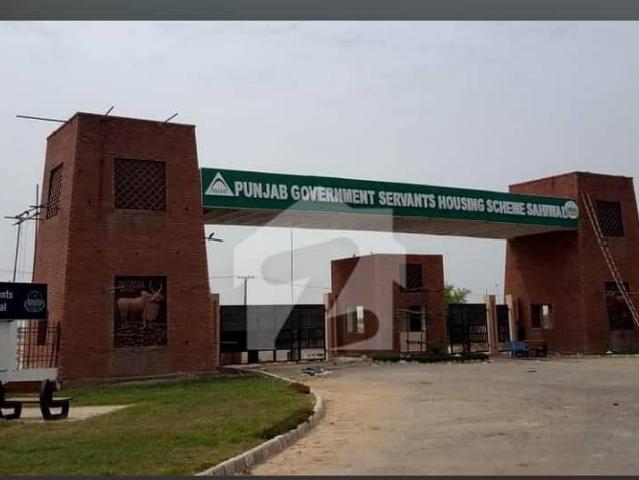 Residential Plot For Sale In Beautiful Punjab Government Servant Housing Scheme