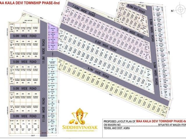 Residential Plot in Madhu Nagar for resale Agra. The reference number is 19664396