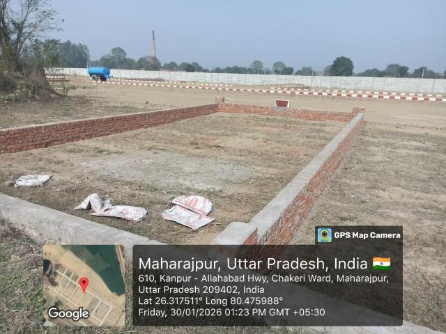 Residential Plot in Maharajpur for resale Kanpur. The reference number is 20109549