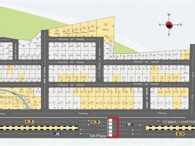 Residential Plot in Bajaj Nagar for resale Udaipur. The reference number is 20020842