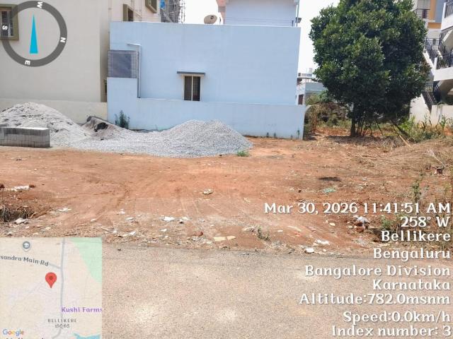 Residential Plot in Bellikere for resale Bengaluru. The reference number is 20495770