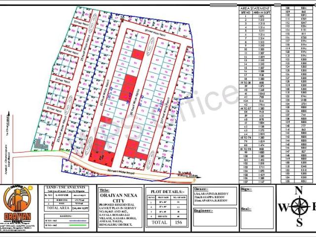 Residential Plot in Chandapura for resale Bengaluru. The reference number is 17296339