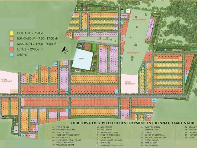 Residential Plot in Chinna Irumbedu for resale Chennai. The reference number is 18166924