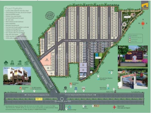 Residential Plot in Gudavalli for resale Vijayawada. The reference number is 20770386