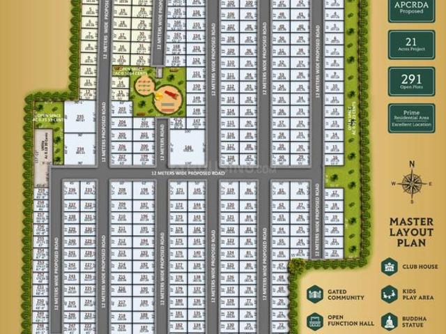 Residential Plot in Gangur for resale Krishna. The reference number is 20703467